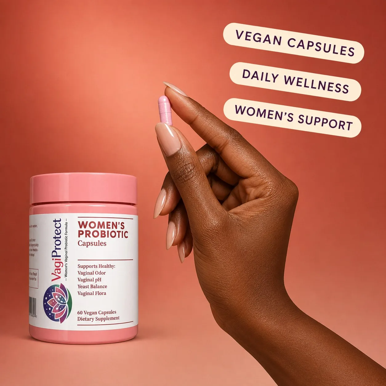 VagiProtect capsule — vegan capsules, daily wellness, women's support